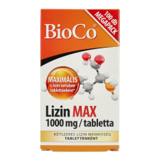 BIOCO LIZIN MAX 1000MG MEGAPACK 100DB gyógyhatású készítmény