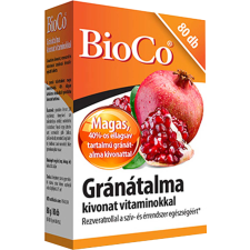 BioCo Magyarország Kft. BioCo Gránátalma tabletta 80x vitamin és táplálékkiegészítő