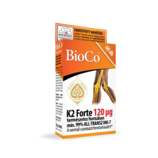 BioCo Magyarország Kft. BioCo K2 Forte 120 mikrogramm tabletta 60 db vitamin és táplálékkiegészítő