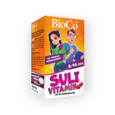 BioCo Magyarország Kft. BioCo Suli vitamin rágótabletta cseresznye ízű 90x vitamin és táplálékkiegészítő