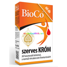 BioCo Szerves KRÓM 60 db tabletta - BioCo vitamin és táplálékkiegészítő
