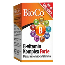 BioCo Vitamin bioco b-vitamin komplex forte 100 darab 5998607102232 vitamin és táplálékkiegészítő