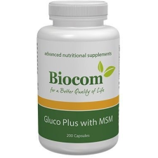 Biocom Gluco Plus with MSM kapszula 200db vitamin és táplálékkiegészítő