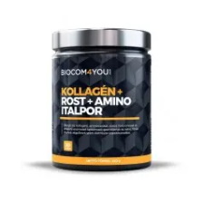 Biocom Kollagén+Rost+Amino mangó ízű Italpor 450g vitamin és táplálékkiegészítő