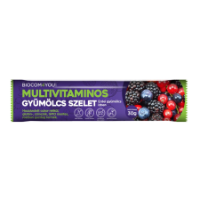  Biocom multivitaminos gyümölcs szelet 30g vitamin és táplálékkiegészítő