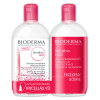 Bioderma Sensibio H2O micellás arc- és sminklemosó oldat duopack (500ml+500ml)