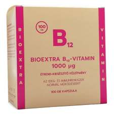 Bioextra B12 1000 mcg szopogató tabletta 100db vitamin és táplálékkiegészítő