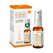 Bioextra D-spray 1000NE D3-vitamint tartalmazó étrend-kiegészítő szájspray 15ml vitamin és táplálékkiegészítő
