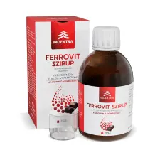  Bioextra Ferrovit szirup csokoládés ízesítéssel 250 ml vitamin és táplálékkiegészítő
