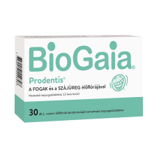 BIOGAIA PRODENTIS SZOPOGATÓ TABLETTA MENTOL 30X vitamin és táplálékkiegészítő