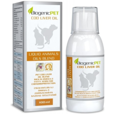 Biogenicpet csukamájolaj kutyáknak és macskáknak vitamin, táplálékkiegészítő macskáknak