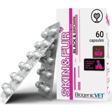 BiogenicVet BiogenicVet Skin&amp;Fur black and brown kapszula 60 db vitamin, táplálékkiegészítő kutyáknak