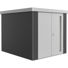 Biohort Neo 3B szerszámos ház 3.1-es változat kétszárnyú ajtó sötétszürke-ezüst kerti tárolás