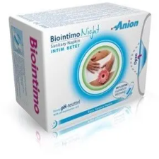 Biointimo Night hemolizáló hatású éjjeli intim betét 8db intim higiénia