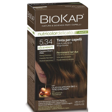 BIOKAP Delicato Rapid Hajfesték - 5.34 Mézes gesztenyebarna 135 ml hajfesték, színező