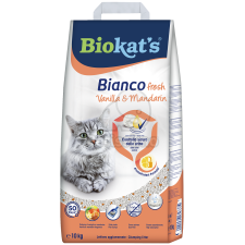 Biokat's Bianco Fresh vanília & mandarin macskaalom 10 kg macskaalom