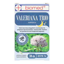  BIOMED VALERIANA TRIO KAPSZULA 30DB vitamin és táplálékkiegészítő