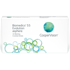Biomedics 55 Evolution 6 db - mínuszos dioptria kontaktlencse