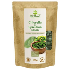  BioMenü BIO CHLORELLA és SPIRULINA ALGA tabletta 125 g vitamin és táplálékkiegészítő