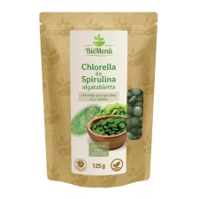 Biomenü BIO CHLORELLA és SPIRULINA ALGA tabletta 125g BioMenü vitamin és táplálékkiegészítő