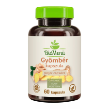 Biomenü BIO Gyömbér kapszula 60db BioMenü vitamin és táplálékkiegészítő