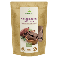 BioMenü bio perui kakaómassza tallér 125 g alapvető élelmiszer