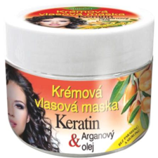 Bione Cosmetics Bio Keratin és Argánolaj Hajpakolás 260 ml hajbalzsam