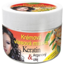  BIONE COSMETICS Bio Keratin és Argánolaj Hajpakolás 260 ml (8595061608804) hajbalzsam
