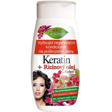 Bione Cosmetics Bio Keratin + Ricinusolaj Regeneráló kondicionáló 260 ml hajbalzsam