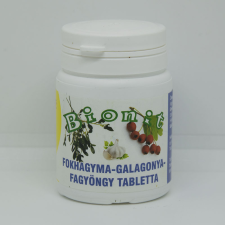 Bionit fokhagyma-galagonya fagyöngy tabletta 150 db gyógyhatású készítmény