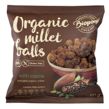 BioPont Bio Extrudált kölesgolyó kakaós 60 g Biopont reform élelmiszer