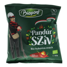 BIOPONT BIO KUKORICÁS SNACK PANDÚR SZÍV előétel és snack