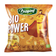Biopont bio power extrudált kukorica pizza ízesítéssel 55 g reform élelmiszer