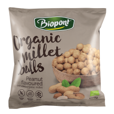 BioPont Extrudált kölesgolyó földimogyorós 75 g reform élelmiszer