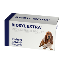  BIOSYL EXTRA® MEDIUM BREED 10–30 KG kutyának májvédő tabletta 30db vitamin, táplálékkiegészítő kutyáknak