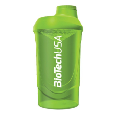 BioTech Keverőpalack BIOTECHUSA Wave Shaker Zöld 600 ml vitamin és táplálékkiegészítő