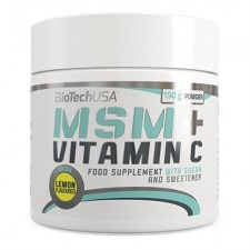 BioTech MSM + Vitamin C italpor 150 g vitamin és táplálékkiegészítő