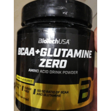BioTech USA BCAA+Glutamine Zero 480g citrom vitamin és táplálékkiegészítő
