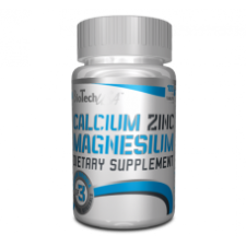 BioTech USA Biotech Kalcium-Cink-Magnézium tabletta 100 db vitamin és táplálékkiegészítő