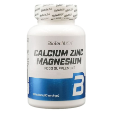 BioTech USA BioTechUSA Calcium-Zinc-Magnesium tabletta 100db vitamin és táplálékkiegészítő