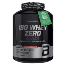 BioTech USA BioTechUSA Iso Whey Zero Black tejsavó fehérjepor 2270g vitamin és táplálékkiegészítő