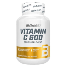 BioTech USA BioTechUSA Vitamin C 500 rágótabletta 120db vitamin és táplálékkiegészítő