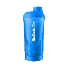 BioTech USA Kft. BioTechUsa Wave+ shaker kék 600+250+100ml fitness eszköz