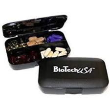 BioTech USA Tablettatartó Biotech fekete vitamin és táplálékkiegészítő
