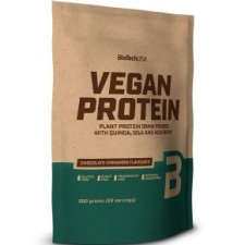 BioTech USA Vegan Protein csokoládé-fahéj - 500g vitamin és táplálékkiegészítő