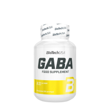 BioTechUSA GABA - Gamma-amino-vajsav (60 Kapszula) vitamin és táplálékkiegészítő