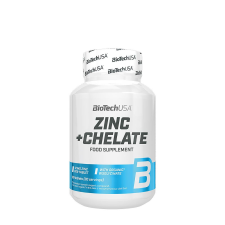 BioTechUSA Zinc+Chelate (60 Tabletta) vitamin és táplálékkiegészítő