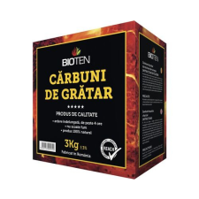 Bioten ökológiai barbecue faszén 3 kg kerti sütés és főzés