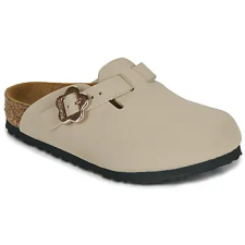 Birkenstock Klumpák Boston Kids Flower Buckle Bézs 28 gyerek papucs, mamusz