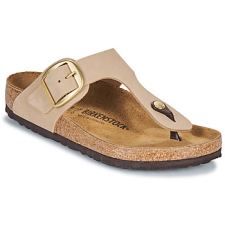 Birkenstock Lábujjközös papucsok Gizeh Big Buckle LENB Sandcastle Bézs 41 női papucs